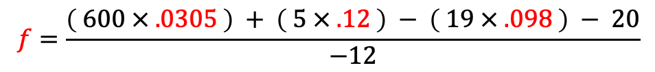 Solve for Smart Point Saturated Fat Multiplier Equation 2